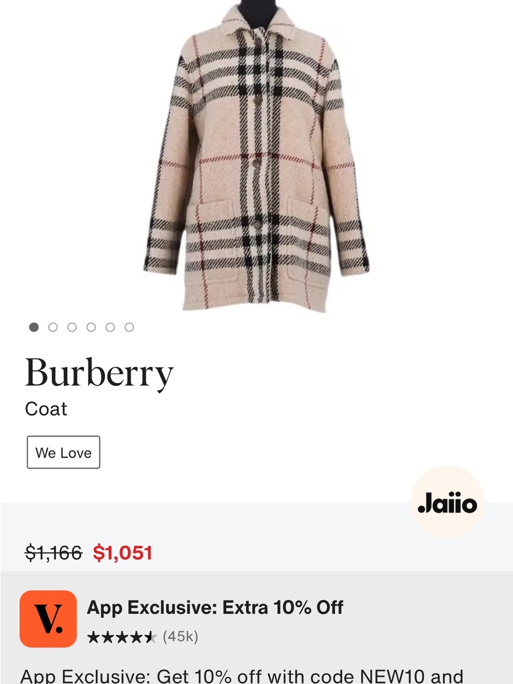Burberry Wool Coat - Picture 11 of 11